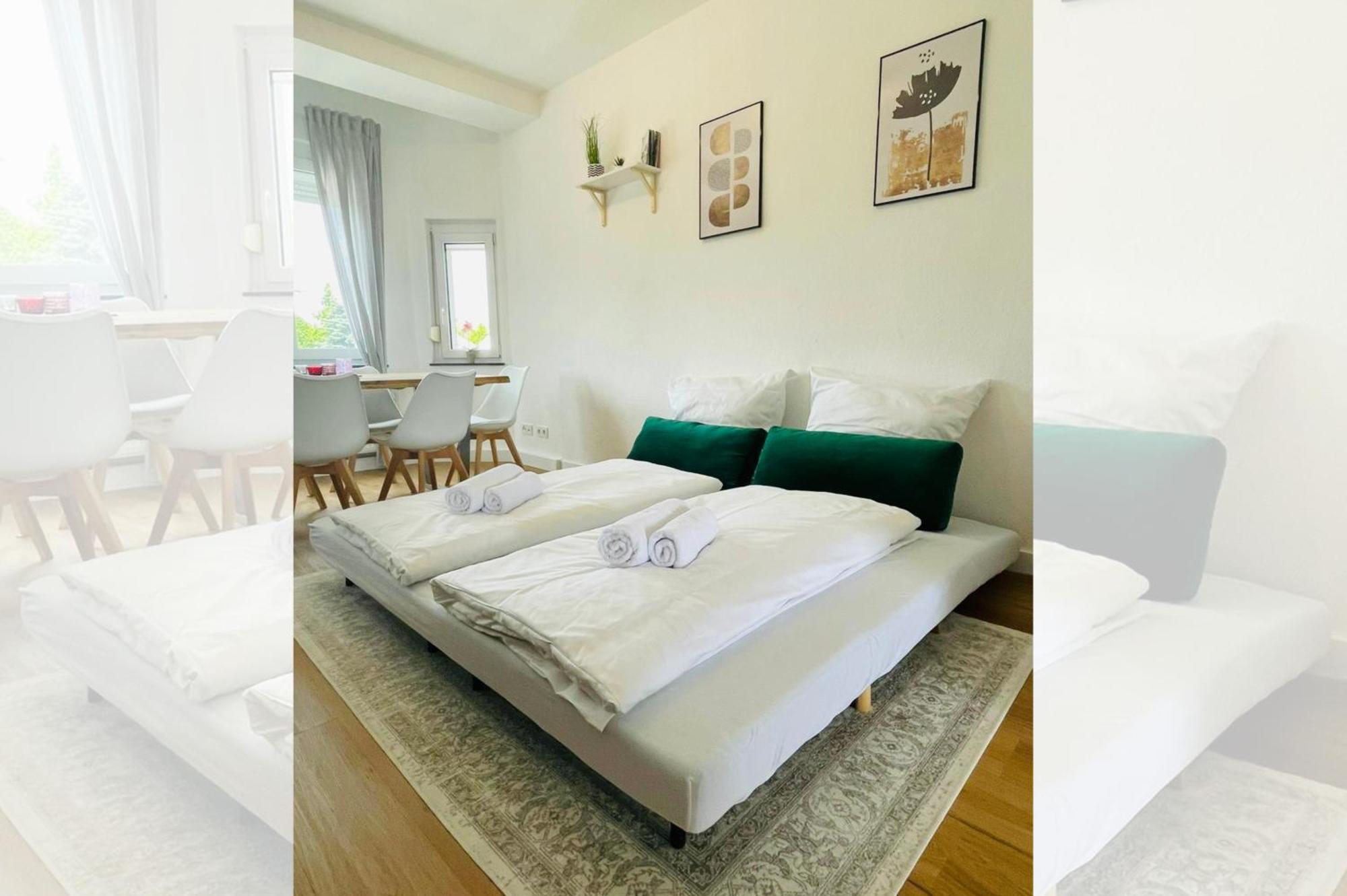Peter Apartments - Wohnung 90Qm, 3 Schlafzimmer, Kueche, Wohnzimmer, Balkon, Netflix Fulda Esterno foto